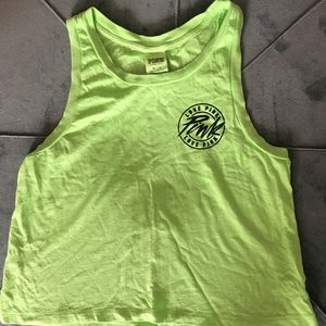 2 for 16 victoria’s Secret PINK Neon Crop Top